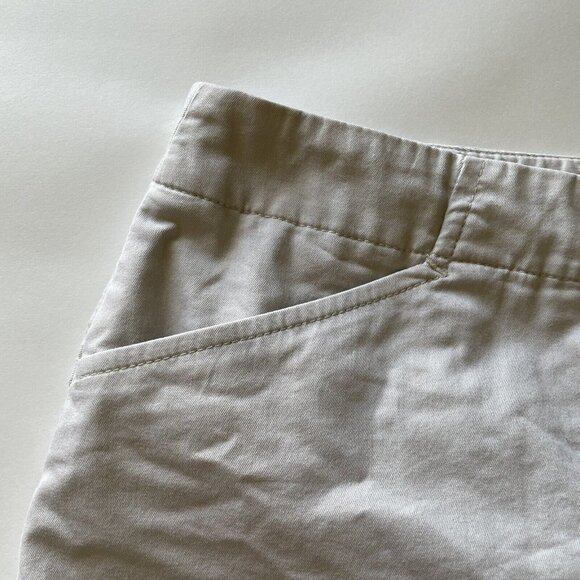 Nike Golf Skirt Women Size 8 Medium Ivory FIT DRY Short Mini Zip Pockets Active - Picture 6 of 13